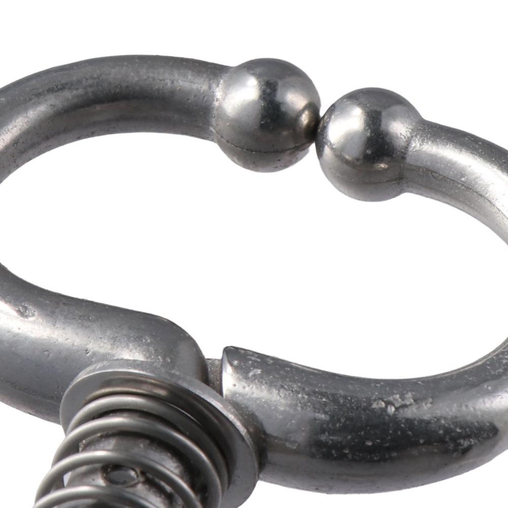 Stainless Steel Cow Nose Ring Silver Spring Bullnose Pliers Farming Husbandry Accessory