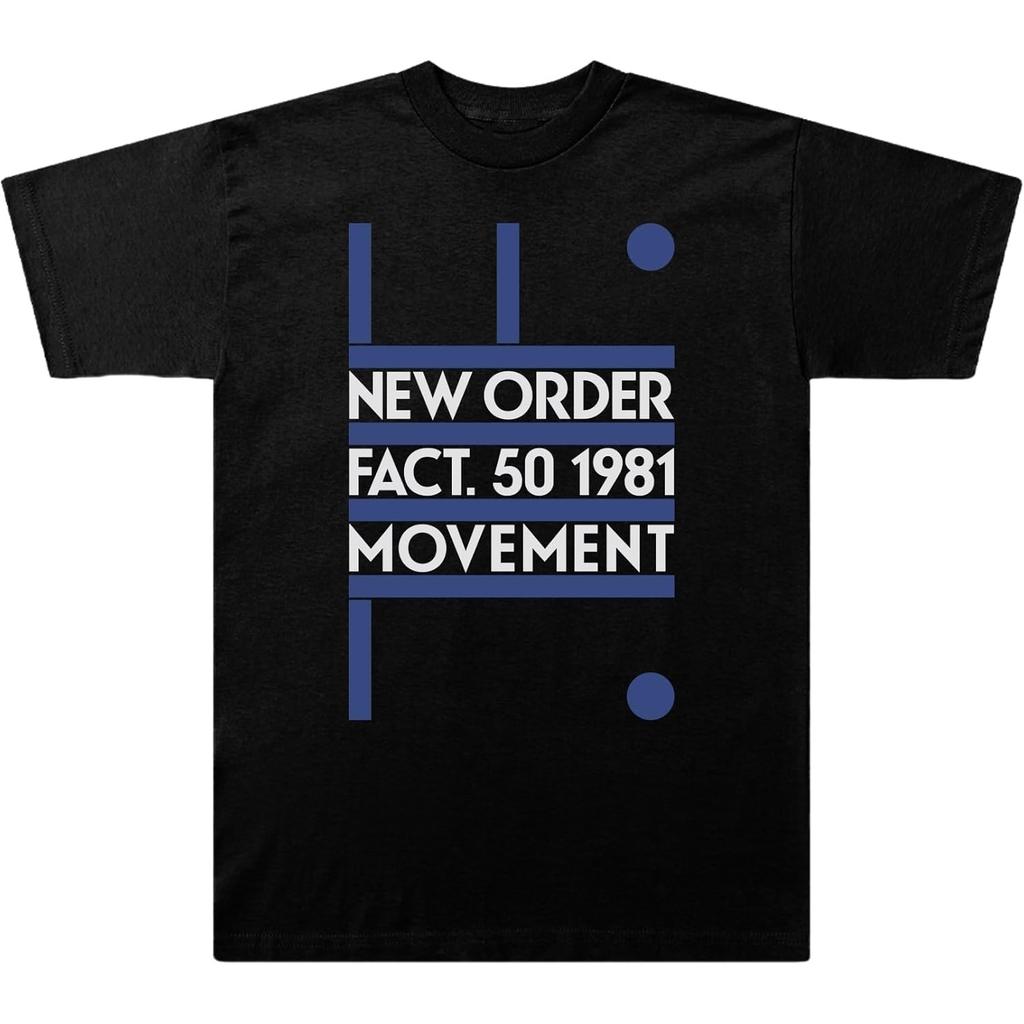 New Order Unisex-Adult Standard Movement Fact 50 T-Shirt