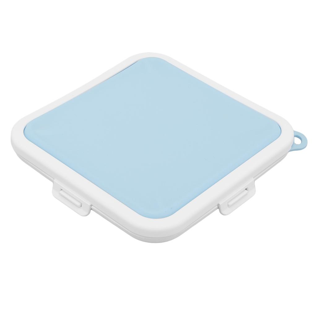 Sandwiches Storage Box Portable Sandwiches Container Lunch Box for Students Office Workers for Work Picnic Outing Blue