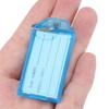 10pcs Plastic Key Tags With Flap Label Window Strong Split Ring For Diy Id Keychain Luggage Backpack Car Keys Identification Tag