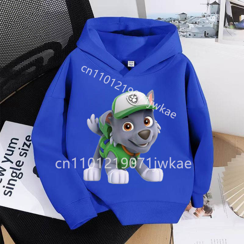 Spring Autumn Paw Patrol Pup Friends Printed Hoodie Sweatshirt Casual Kid Soft Clothes 3-12 Year Boys Girls Toddler Pullover Top