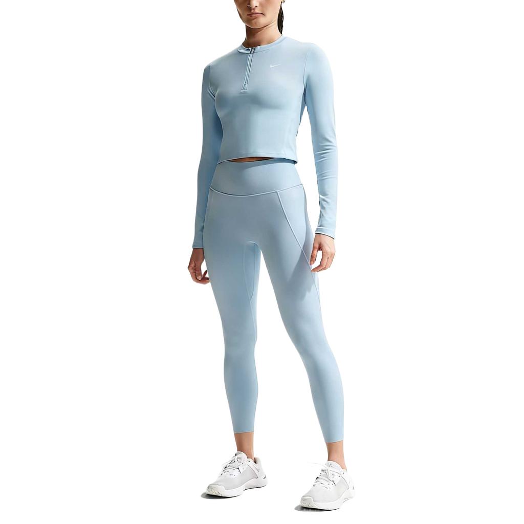 Nike Универсальные спортивные леггинсы с высокой талией, быстросохнущие, отводящие влагу, женские леггинсы HQ6814-441