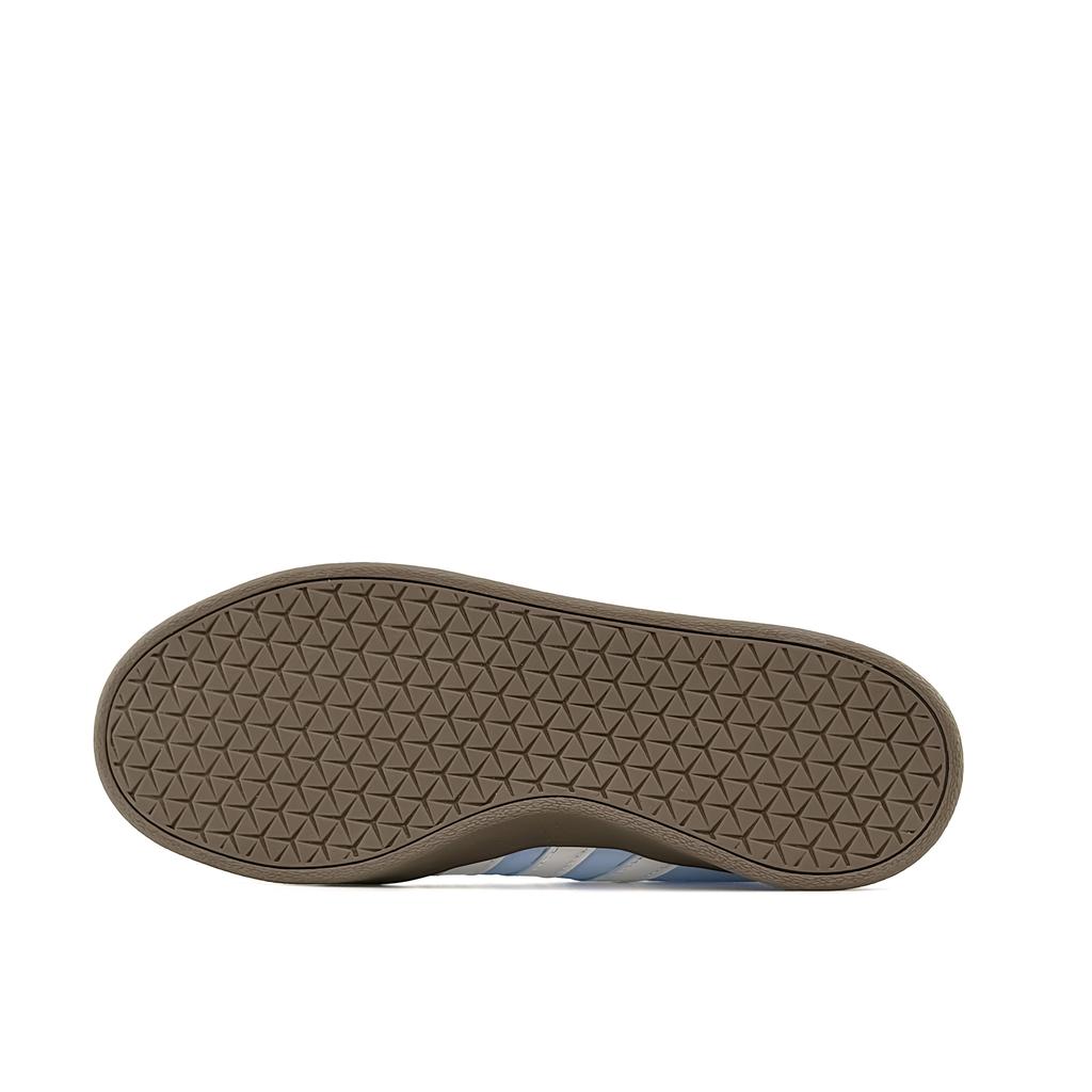 Adidas Vl Court Classic Light Cloud Edge, Shopping Bag Included Breathable Low top Skateboard Shoes Unisex Silver Blue JS3003(Team920-BOX2)