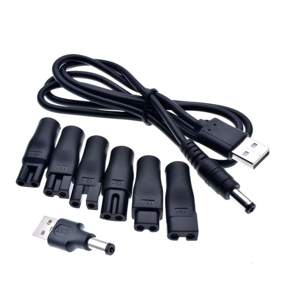 Shavers Charger Wire Power Cord USB Charging Plug Cable Electric Hair Clippers Charger USB Adapter