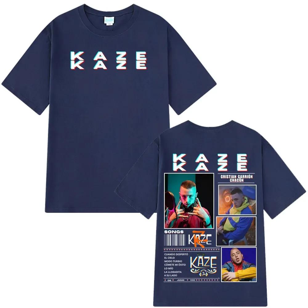 Rapper Kaze R New Fashion Album Print Tshirt Unisex Wounisex Casual And Loose Tshirt Shortsleeved 100 Cotton Hiphop Punk Tshirts