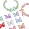 10 шт. Стеклянные бусины в форме одинарного крыла для изготовления ювелирных изделий, DIY браслета, ожерелья
