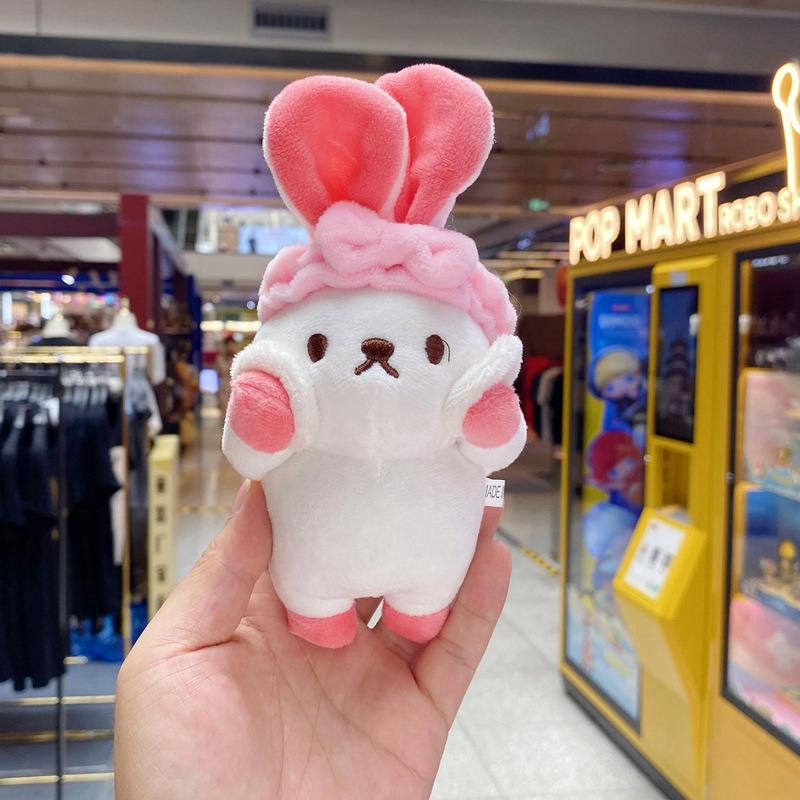 Милая плюшевая кукла-свинка, брелок, розовая кукла-свинка, мягкие игрушки, рюкзак, подвеска для мальчиков и девочек, имитация плюшевой игрушки-свинки