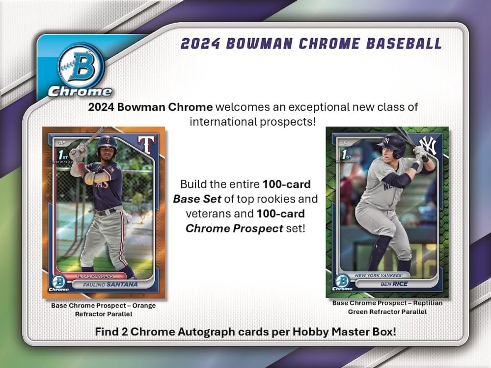 2024 Bowman Chrome Baseball HOBBY Chrome Baseball Hobby -