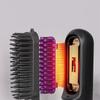 Расческа для выпрямления, прямые и вьющиеся волосы, шина для челки двойного назначения, электрические щипцы для завивки