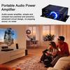 Миниатюрный аудиоусилитель с поддержкой Bluetooth, регуляторами громкости, высоких и низких частот, компактный размер, универсальный, мощный