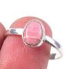 Natural Rhodochrosite Gemstone Handmade 925 Solid Sterling Silver Ring S.10 P1G63