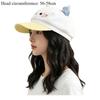 Japanese Style Cat Ears Beret Big Head Cartoon Beret Fashion Octagonal Hat  Female Wear