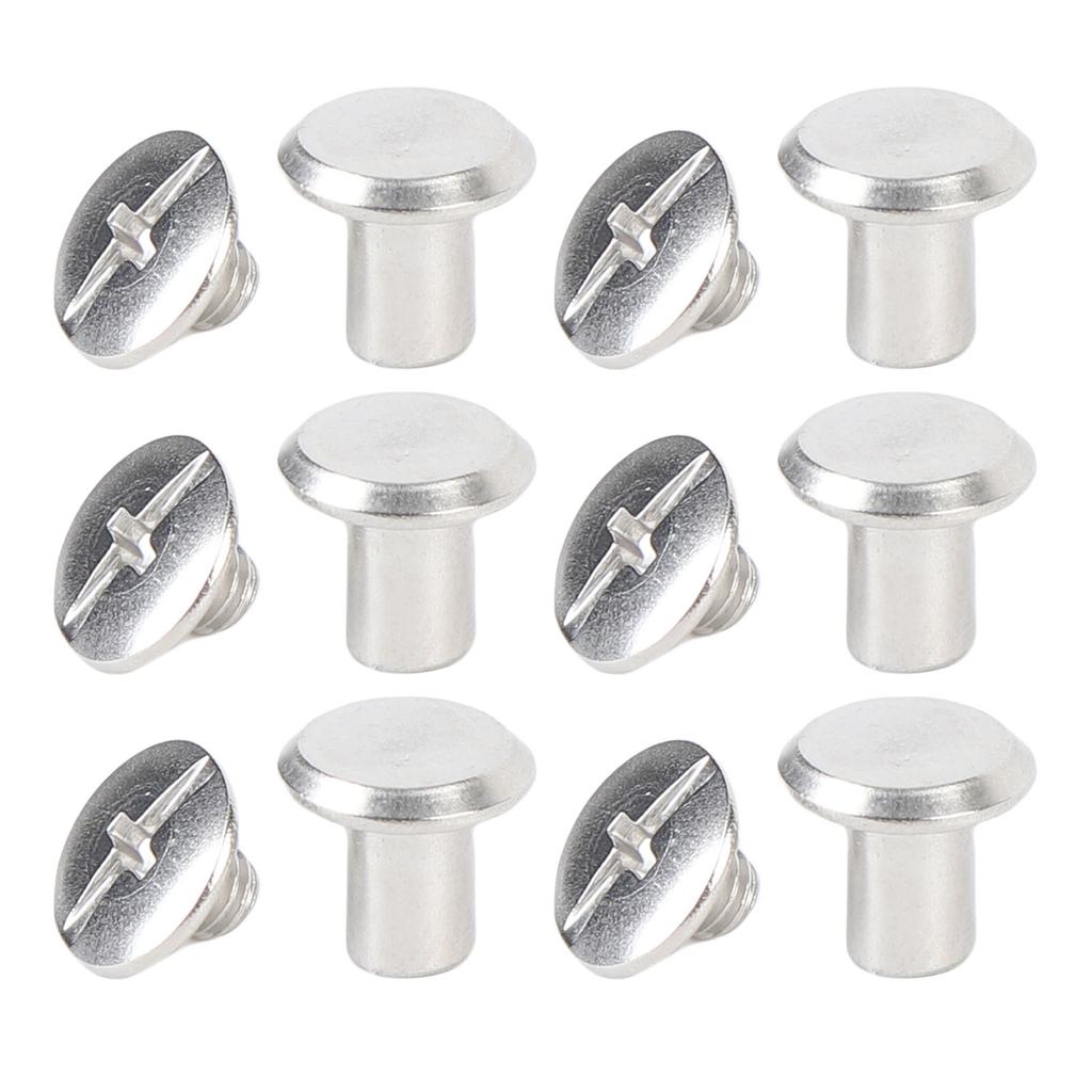 50 шт. заклепок-гвоздиков M4 из нержавеющей стали с круглой крышкой для книг