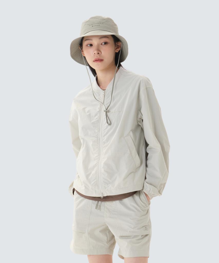 Snowpeak Apparel Легкая женская куртка-бомбер из таслана (S26Mwlwb55) Светло-бежевый