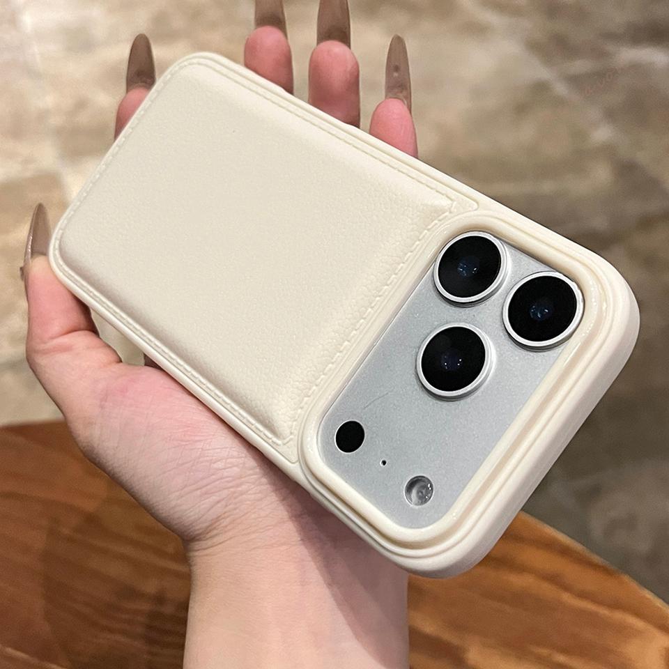 Кожаный силиконовый чехол для телефона для iPhone 17 Air 11 12 13 14 15 16 17 Pro Max Plus 12 13 Mini Candy Мягкий противоударный защитный чехол