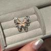 Color Butterfly Graffiti Ring Temperament Enamel High Sense Niche Simple Unique Versatile Ring Women