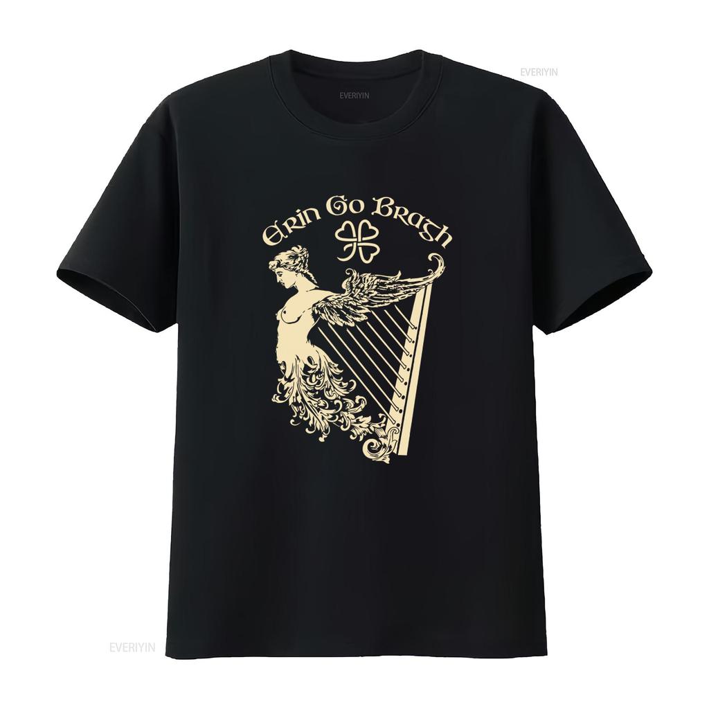 Erin Go Bragh Эйре Ирландская арфа Ирландия День Святого Патрика Футболка Новые Горячие Предложения винтаж Стирка Унисекс уличная мода дизайнерская одежда