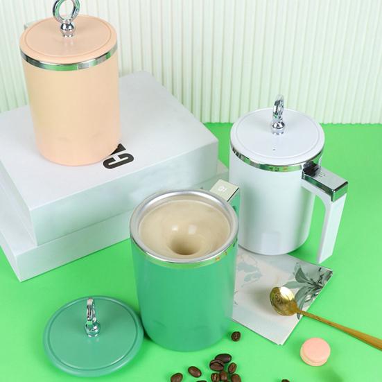 Автоматическая чашка для смешивания с зарядкой через USB, электрическая кружка для перемешивания кофе, вращающийся электрический шейкер для коктейлей, миксер для напитков для офиса и дома