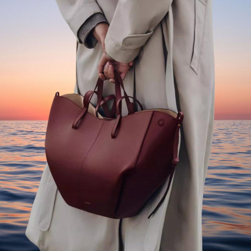 Polene Bolingne Cyme Тоут: Большая и маленькая модная сумка-тоут для женщин