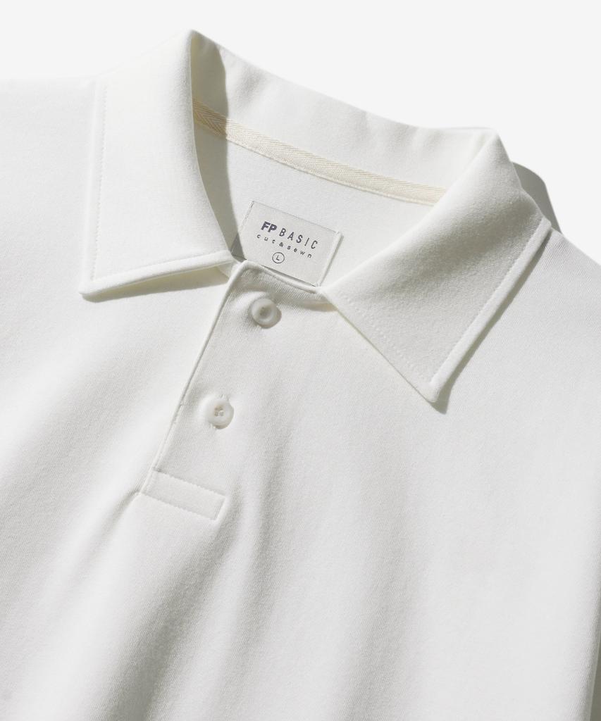 FP142 New Wave Volume Collar Short Sleeve T-Shirt Ivory Sjst1457