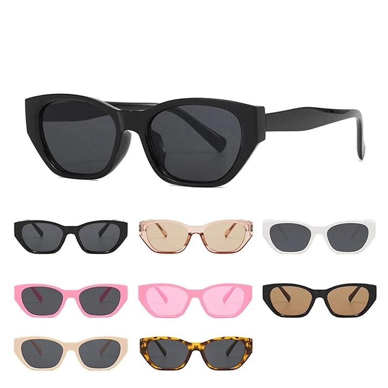Ретро кошачий глаз нерегулярный многоугольник женские солнцезащитные очки модные очки дизайнерские очки оттенки Uv400 мужские солнцезащитные очки