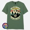 Out Of Breath Hiking Society T Shirt Funny Hiking Tee Walker Trekking Gift S2XL