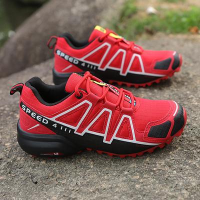 Женская уличная походная обувь, женская легкая износостойкая походная обувь для альпинизма, водонепроницаемая кожаная спортивная обувь большого размера