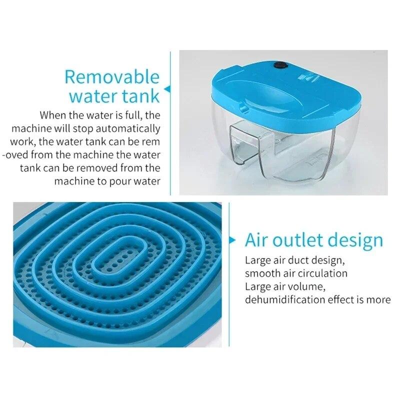 220 В осушитель для комнаты, подвала, влагостойкий, бытовой, небольшой влагопоглощающий осушитель