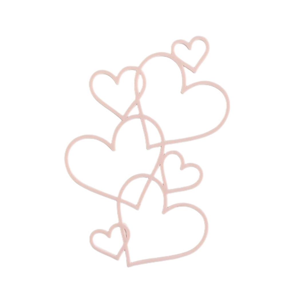 Свадебный топпер для торта Любовь Сердце Украшение для торта Подарок на День святого Валентина Украшение для десерта Акриловые топперы для кексов