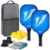 Ракетка и мяч для пиклбола из углеродного волокна, подарочный набор для занятий спортом на открытом воздухе