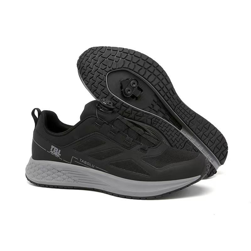 Unisex Mountain Bike Cycling Shoes With Stiff Sole Non-Cleat Design Breathable Road Trail Riding Footwear