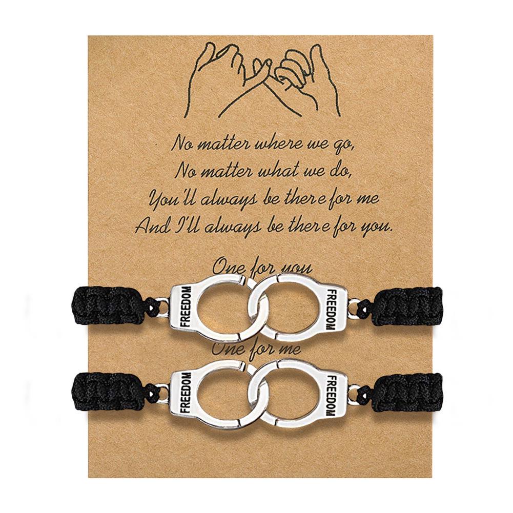 Fifty Shades Inspired Handcuff Bracelet - Fashionable Handmade Couple Bracelet for Women