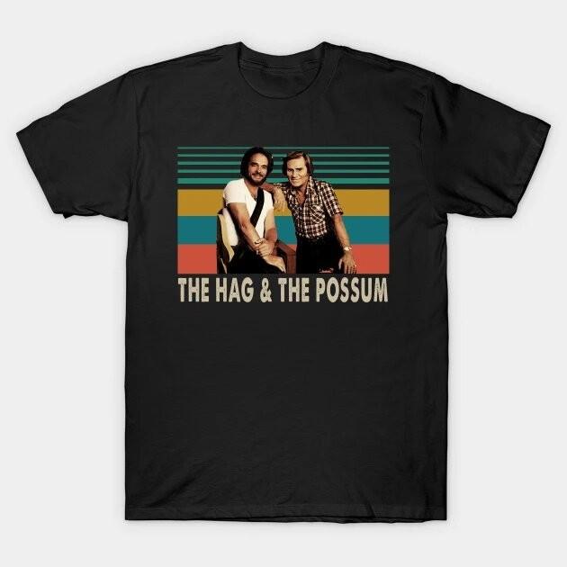 Vintage The Hag & The Possum George Jones & Merle Haggard T-Shirt Yesterday's Unisex T-Shirt