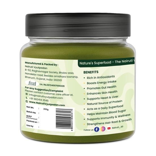Moringa Leaf Powder 200g | 100% Pure Sahjan Superfood — Immunity, Iron & Calcium Rich • Preservative-Free • Farm-Sourced