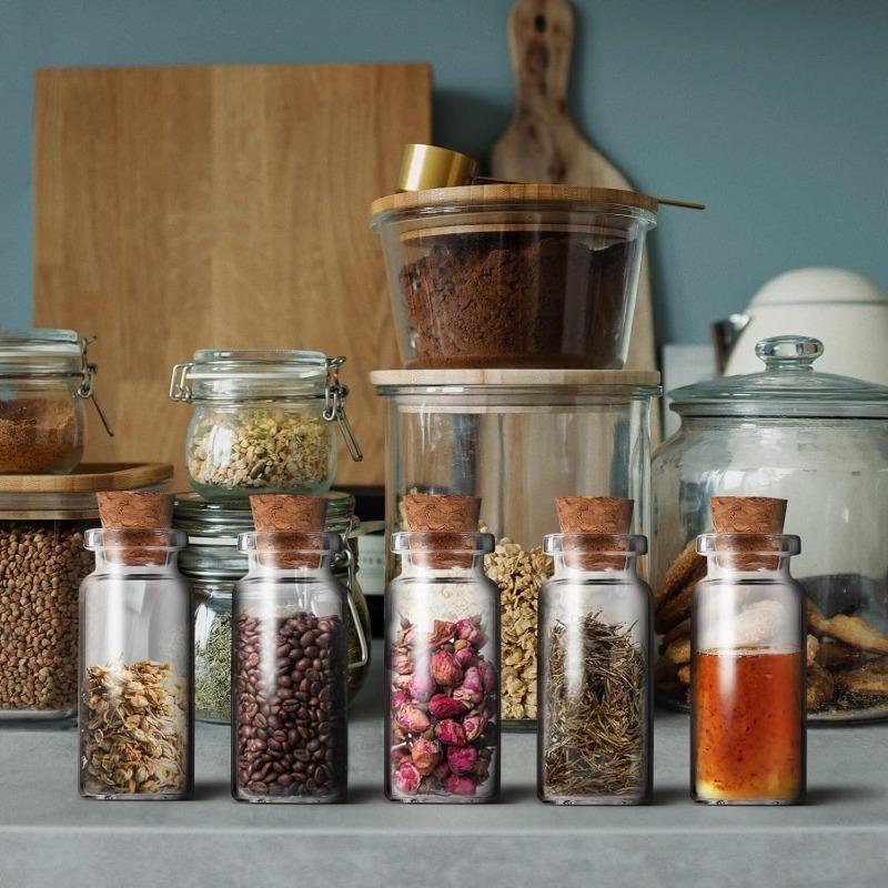 10 шт. 5 мл-20 мл маленькие стеклянные бутылки с пробками самодельные украшения мини стеклянные флаконы пробковые послания стеклянные флаконы бутылки желаний