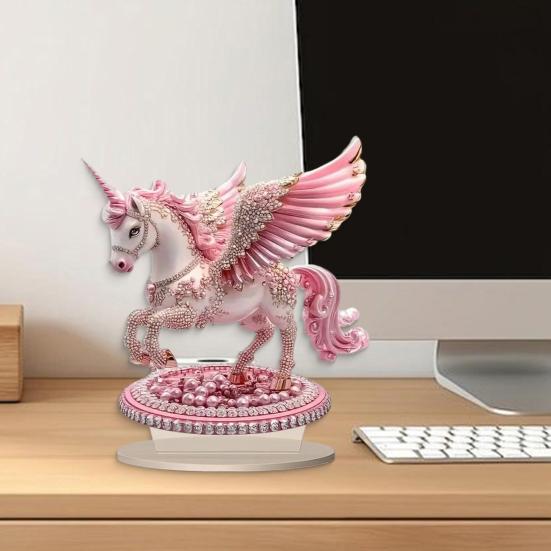 Horse Shaped Acrylic Sign 2D Flat Horse Tabletop Centerpiece for Corner Living Room Fireplace Shelf Office Home Decor