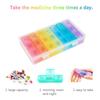 Medicine Case Medicine Box Pill Organizer Pill Box Moisture-Proof Pill Case Medication Reminder