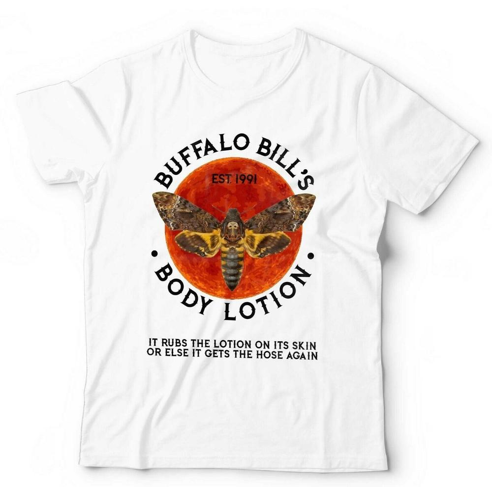 Buffalo Body Lotion Tshirt Unisex Silence Horror Lambs Hannibal