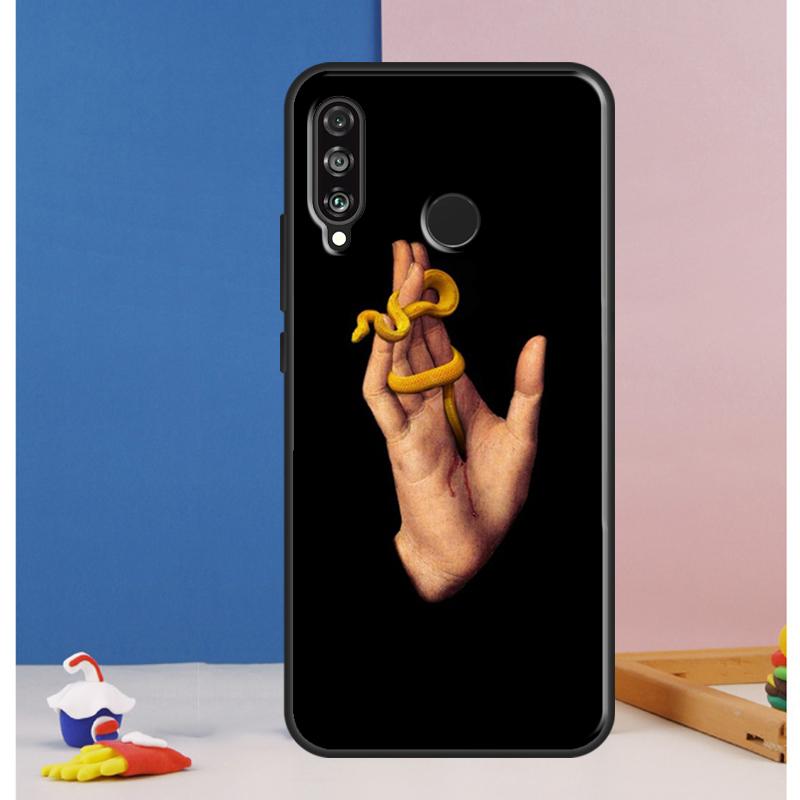 Чехол-змея на руку для Huawei Nova 10 9 SE 8i 11i 12i 12s Y60 Y61 Y70 Y90 Y72 Y73 Y91 P60 Pro P30 P40 Lite
