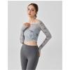 Женский спортивный топ с длинными рукавами Butterfly Mesh