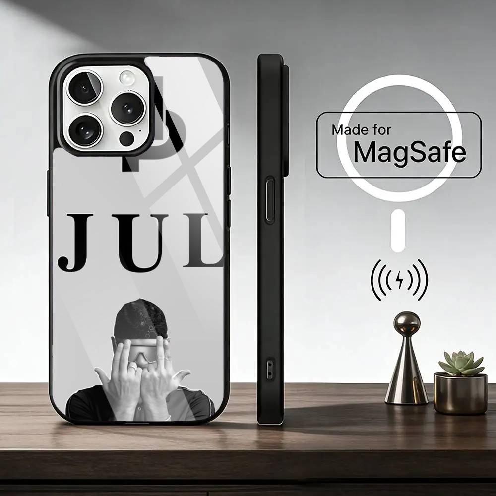 Rapper J-JuL C'est Pas Des Lol Phone Case For iPhone17,16,15,14,13,12,11 Plus,Pro Magnetic For Magsafe Wireless Charging