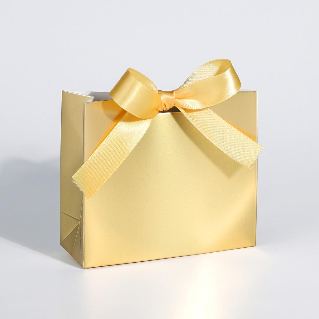 Cookie Packaging Bag 350gsm Candy Favor Bag Mini Paper Gift Bag Sturdy For Cosmetic Sample Packaging Small Daily Gift Wrapping