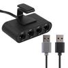 4-портовый игровой конвертер для контроллера GameCube GC USB-адаптер для Nintendo Switch NGC/Wii u/PC Star Fighting Поддержка дропшиппинга