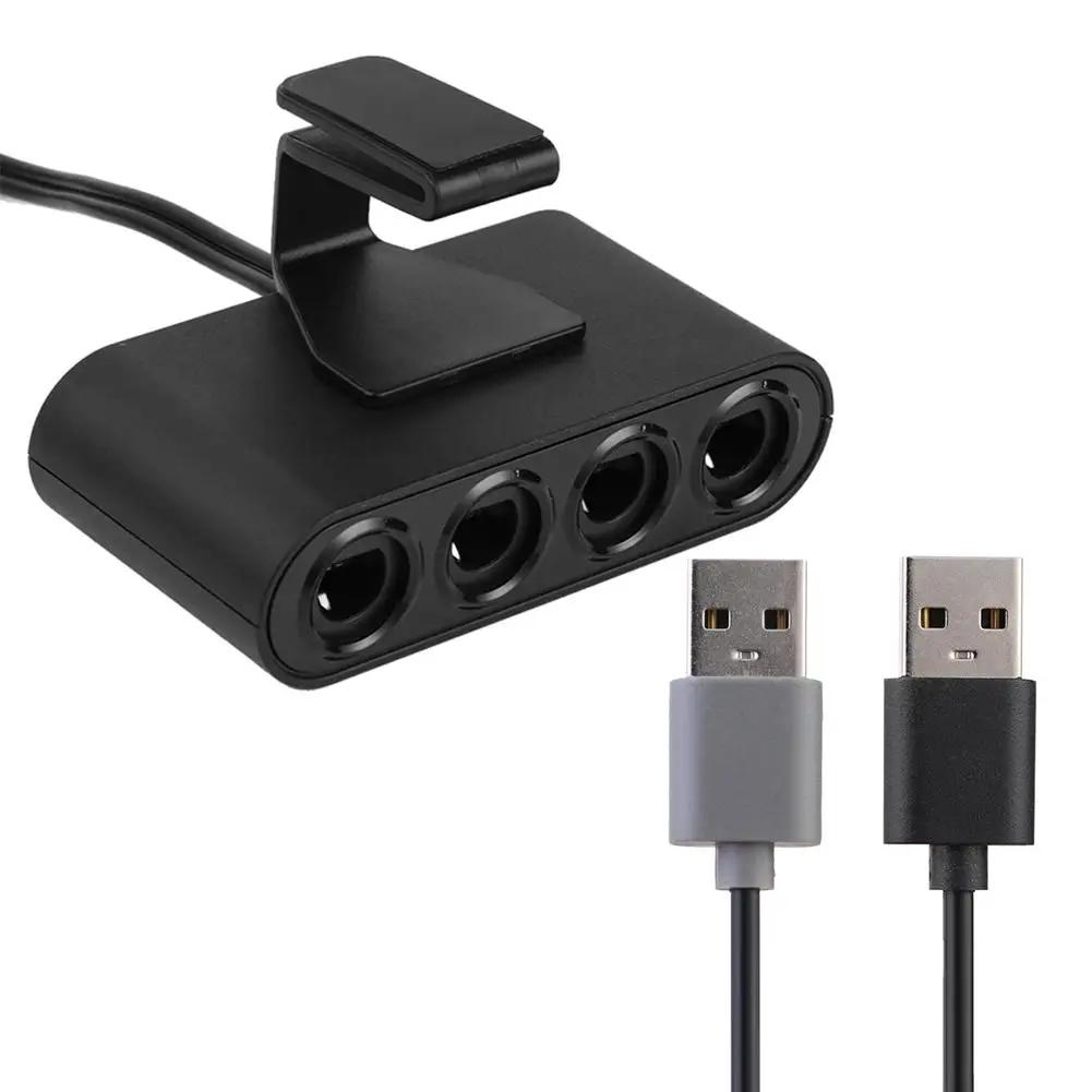 4-портовый игровой конвертер для контроллера GameCube GC USB-адаптер для Nintendo Switch NGC/Wii u/PC Star Fighting Поддержка дропшиппинга