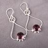 Rhodolite Gemstone Jewelry, Handmade Silver Earring, 925 Solid Sterling Silver Earring For Mother's Gift