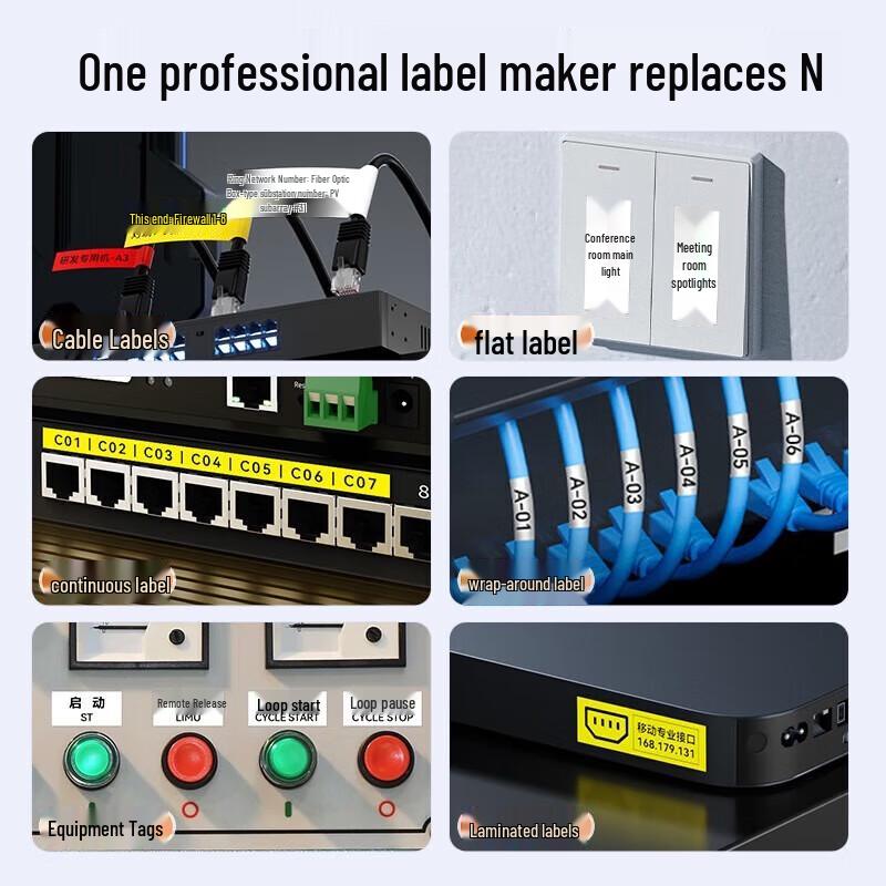 SUPVAN LP6245E Portable Bluetooth Thermal Transfer Label Maker CN plug (adapter included)