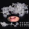 5 Pcs Punk Bar Lip Ring Stud Piercing Labret Prong Tragus Body Body Piercing Jewlery