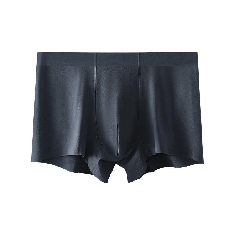 Мужские бесшовные антибактериальные хлопковые трусы-боксеры — приятные для кожи, дышащие и удобные.