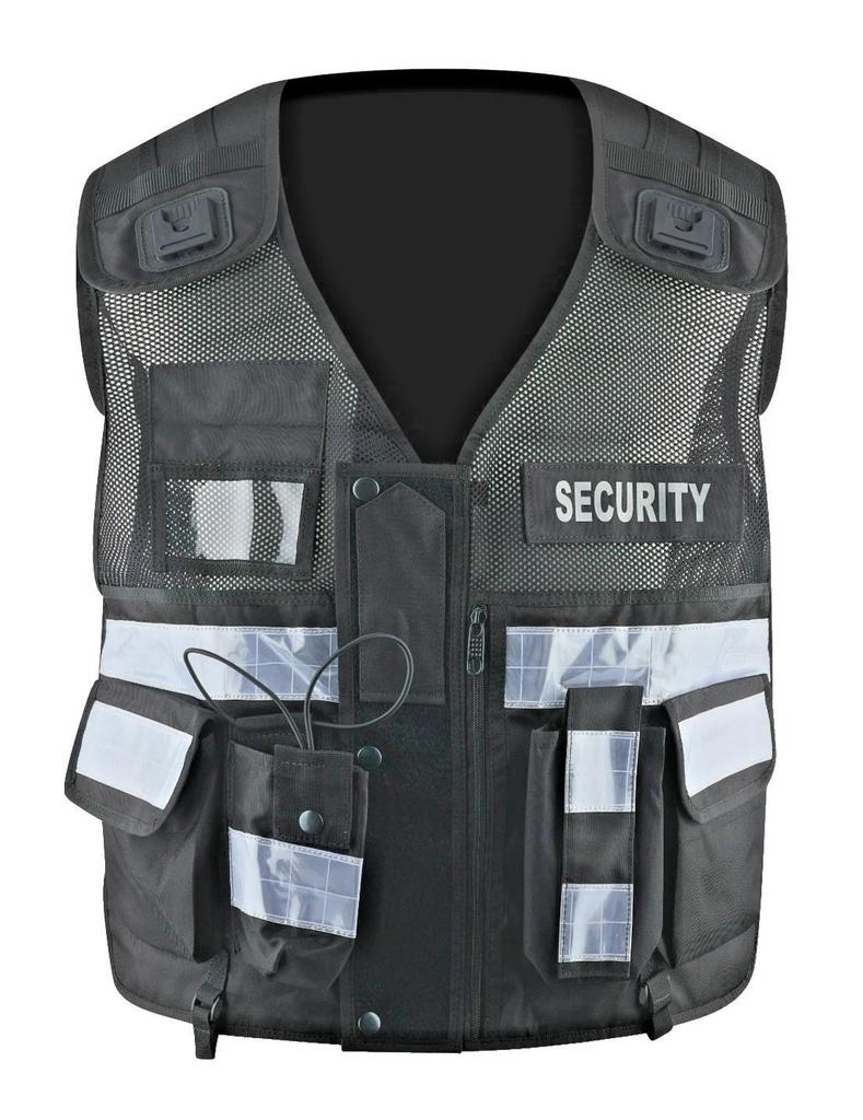 Проф. Тактический жилет безопасности высокой видимости со светоотражающими полосами, для кинолога, охранника, для реагирования на чрезвычайные ситуации, один размер