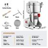 2500 г Промышленная мельница для специй Электрическая зерновая мельница Измельчитель Высокоскоростной